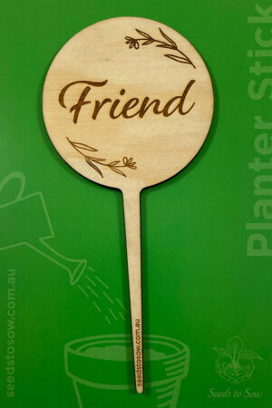 Planter Stick ‘Friend’ in plywood