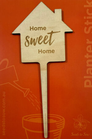 Planter Stick ‘Home sweet Home’ in plywood