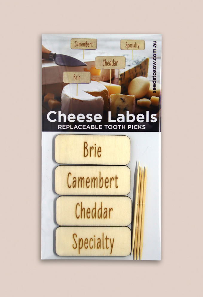 Image of Cheese labels by Seeds to Sow