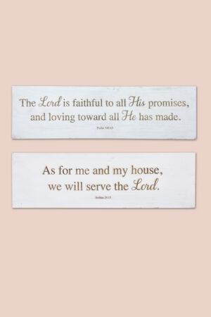 Reclaimed Sign – Bible verse