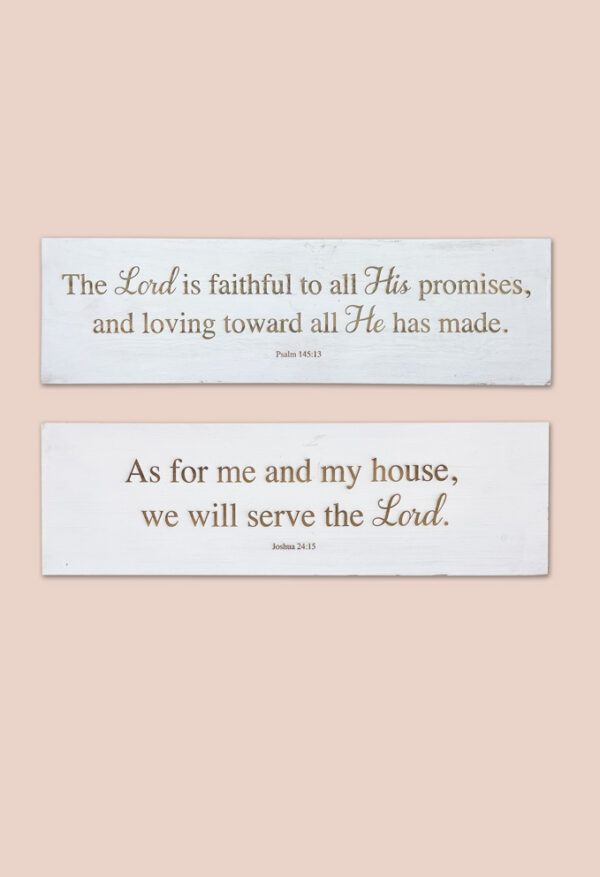 Reclaimed sign bible verses product image