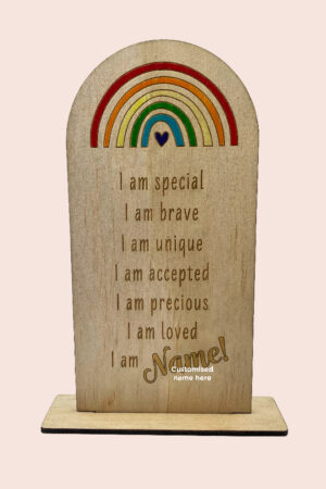 ‘I Am Special’ Customised Plaque