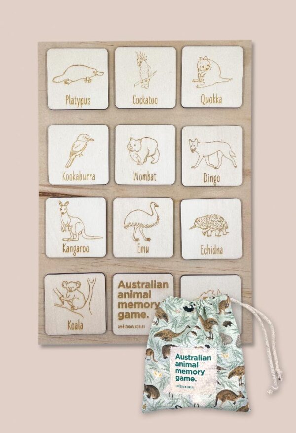 Image of Australian Animal memory game by Seeds to Sow