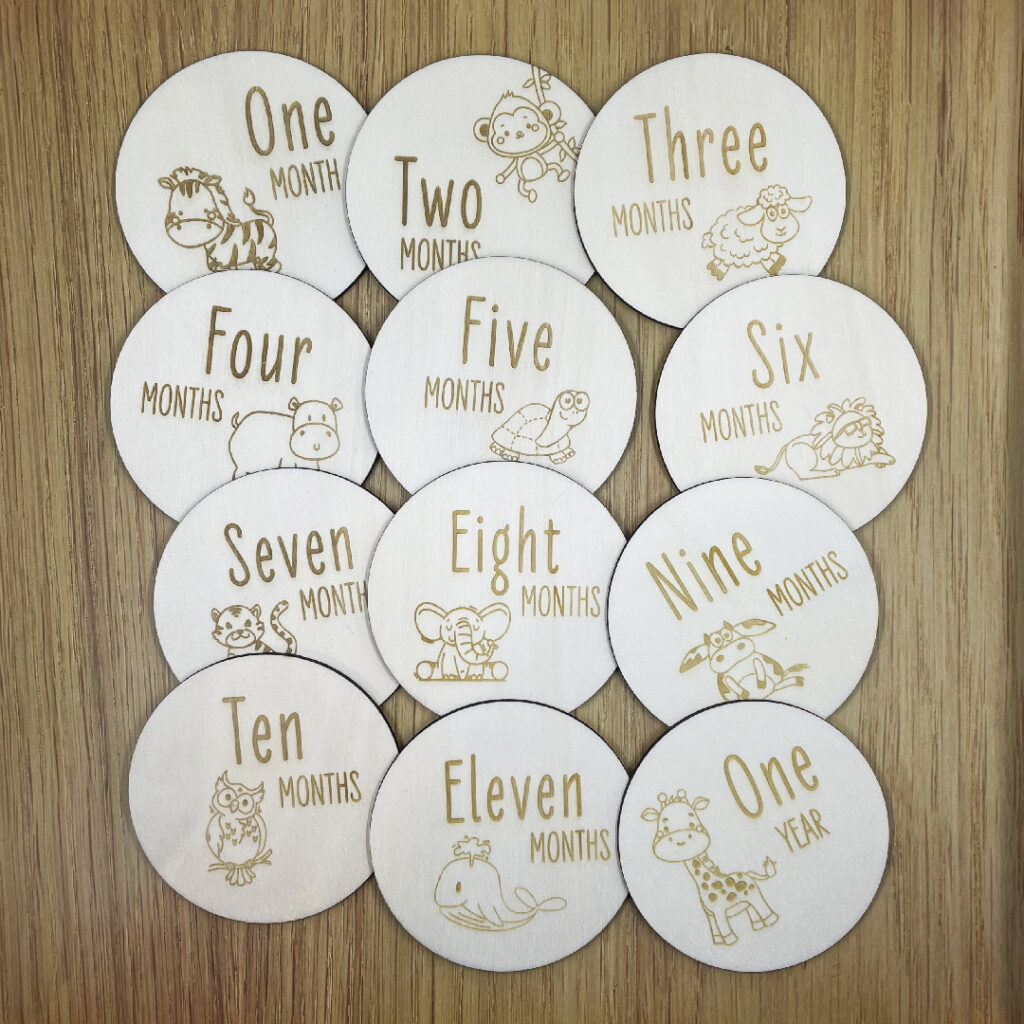Image of Baby Milestone disc set by Seeds to Sow