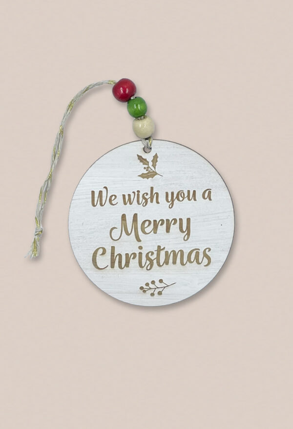 Image of 'We wish you a Merry Christmas' decoration by Seeds to Sow