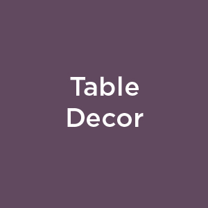 Image of 'Table Decor' button for website