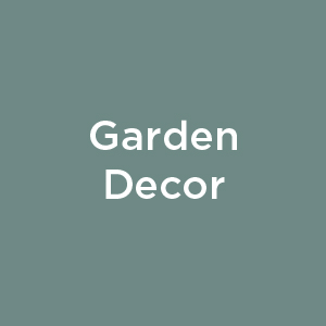 Image of 'Garden Decor' button for website