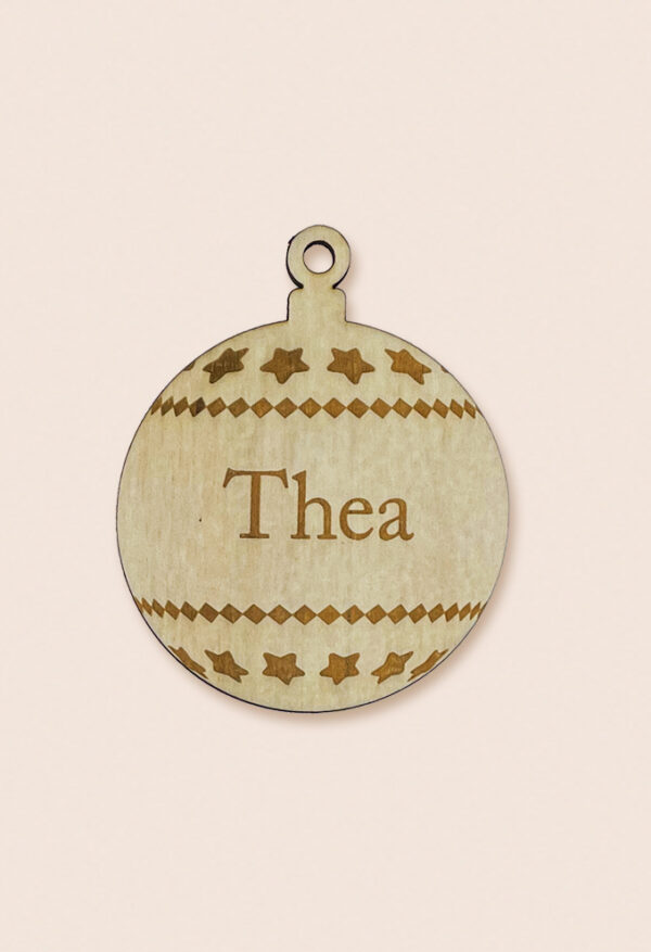 Image of personalised christmas decoration style 2 by Seeds to Sow