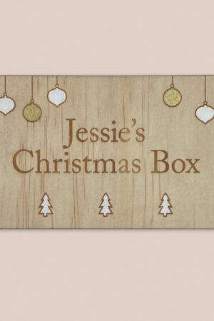 Personalised Christmas Box sign