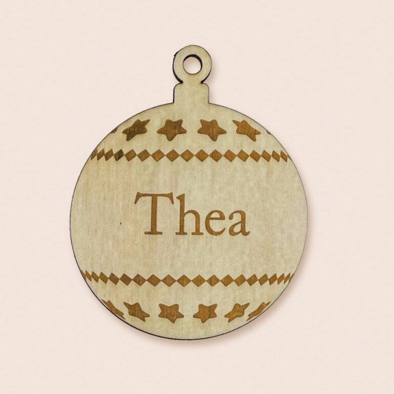 Image of personalised christmas decoration style 2 by Seeds to Sow