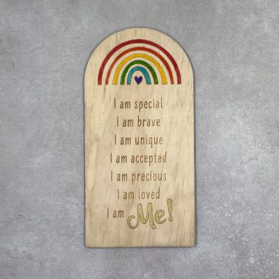 Image of 'I am Special' wall mounted plaque by Seeds to Sow